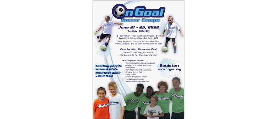 On Goal Soccer Camp Information