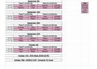 2025 FCYSC Saturday Soccer U14 Schedule